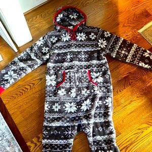 Nordic Fleece Hoodie-Footie His  Pajamas